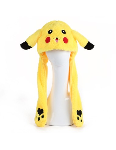 Linksma Pokemon Pikachu kepurė su pakylančiomis ausytėmis