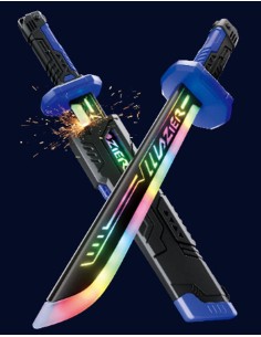 Žaislinis šviečiantis kardas „Starlight Battle Blade“ su dėklu