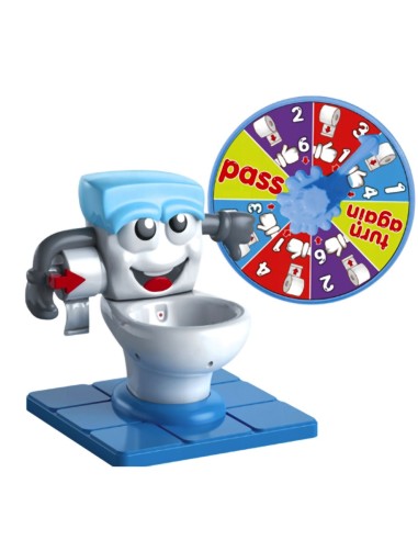 Interaktyvus šeimos žaidimas „Toilet Trouble / Pipi Party“ vaikams