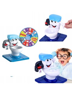 Interaktyvus šeimos žaidimas „Toilet Trouble / Pipi Party“ vaikams 2