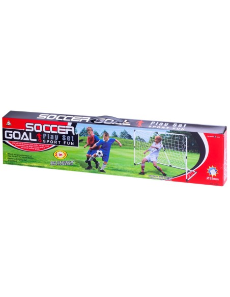 Vaikų futbolo vartai 2in1 185x120x70 cm