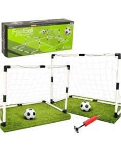 Vaikiški futbolo vartai 2vnt 95x50x70cm