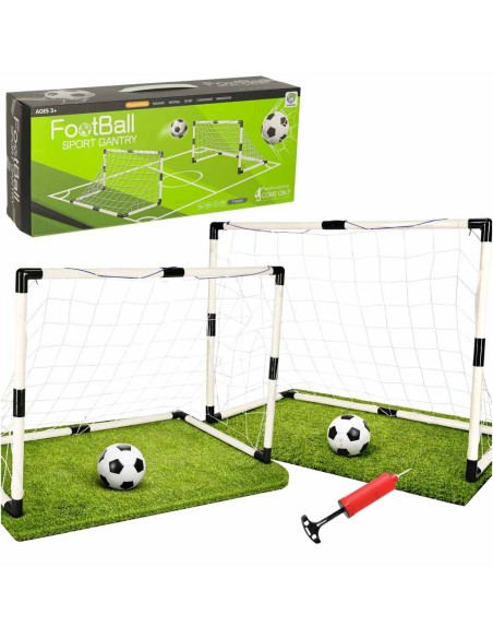 Vaikiški futbolo vartai 2vnt 95x50x70cm