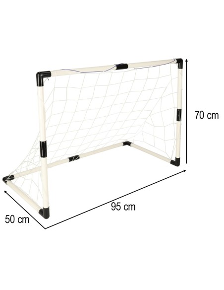 Vaikiški futbolo vartai 2vnt 95x50x70cm