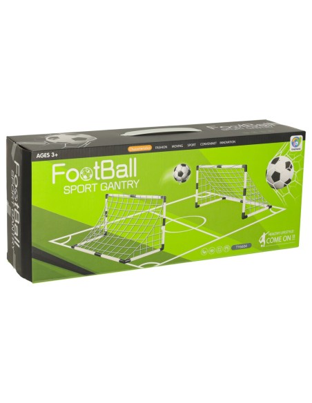 Vaikiški futbolo vartai 2vnt 95x50x70cm