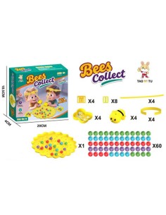 Aktyvus šeimos žaidimas su galvos juostomis ir magnetinėmis bitutėmis „Bees Collect“ 2