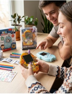 Nešiojama retro konsolė vaikams „Mini Puzzle Games“ 2