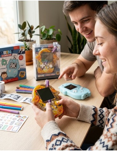 Nešiojama retro konsolė vaikams „Mini Puzzle Games“
