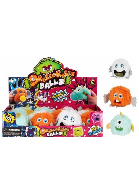 Pliušinis antistresinis monstriukas „Lean Toys“ su vandens perliukais (6 cm)