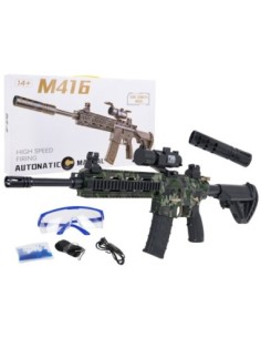 Šratasvydžio šautuvas M416 su hidrogelio kamuoliukais