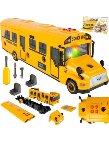 Surenkamas mokyklinis autobusas 48 el. su garsais