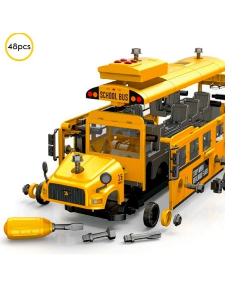 Surenkamas mokyklinis autobusas 48 el. su garsais