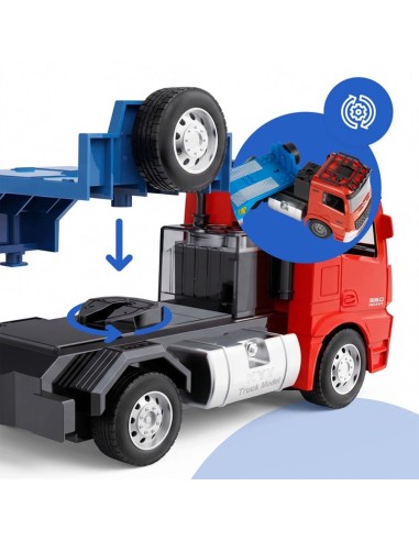 RC sunkvežimis su priekaba, dūmais ir USB 1:20