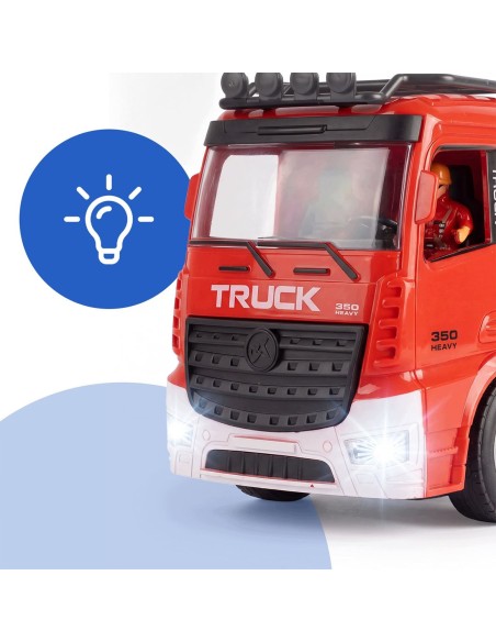 RC sunkvežimis su priekaba, dūmais ir USB 1:20