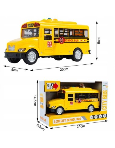 Interaktyvus mokyklinis autobusas 1:20 su garsu