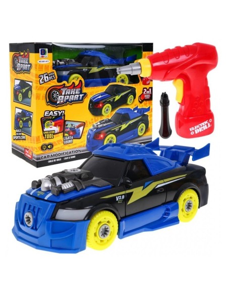 Konstruktorius - surenkamas ir išardomas automobilis