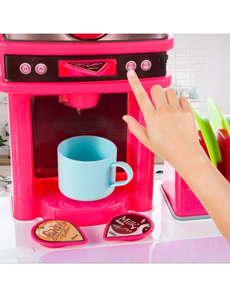 Indukcinė vaikiška virtuvė „Little Chef", rožinė