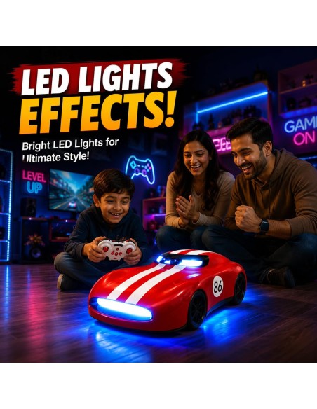 „Spark Stone“ RC drifto automobilis vaikams su kibirkščių efektu ir LED žibintais