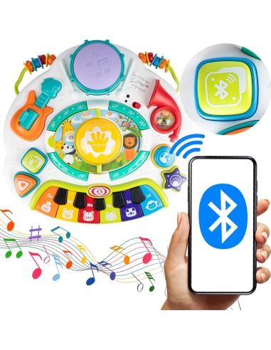 Interaktyvus edukacinis stalas su Bluetooth ir mikrofonu