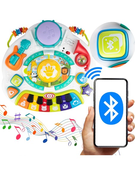 Interaktyvus edukacinis stalas su Bluetooth ir mikrofonu