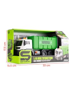 Šiukšliavežė 1:16 su garso efektais ir konteineriais 2