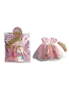 Drabužėliai lėlėms - suknelė su karūna - Baby Born dydžio