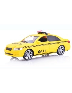 Plastikinis tvirtas taksi modeliukas 1:16 "Miesto servisas"