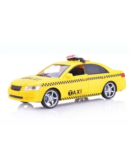 Plastikinis tvirtas taksi modeliukas 1:16 "Miesto servisas"