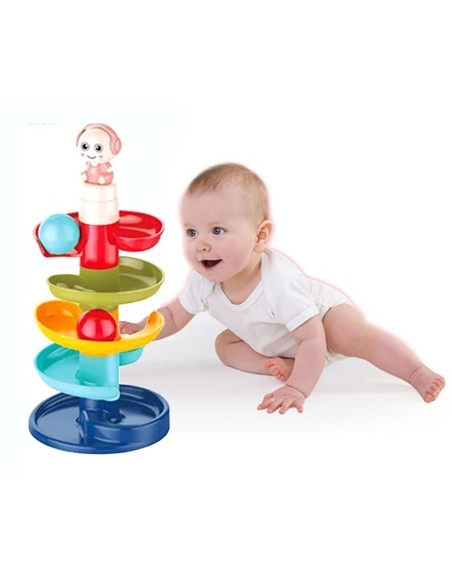 Daugiasluoksnis spalvingas serpantinas su kamuoliukais