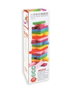 Stalo žaidimas JENGA - SPALVOS 2
