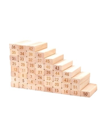 Stalo žaidimas JENGA - skaičiai