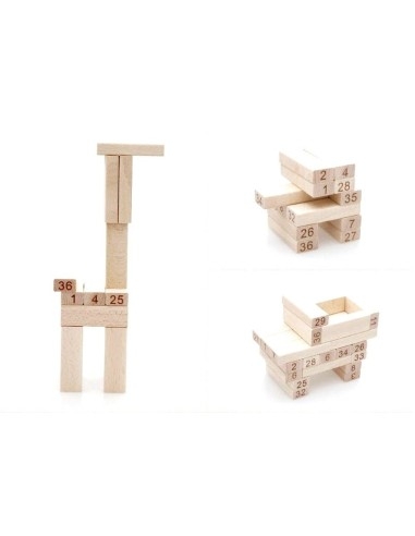 Stalo žaidimas JENGA - skaičiai