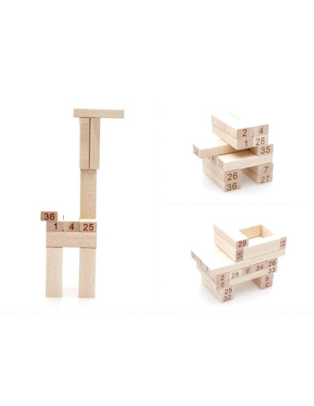 Stalo žaidimas JENGA - skaičiai