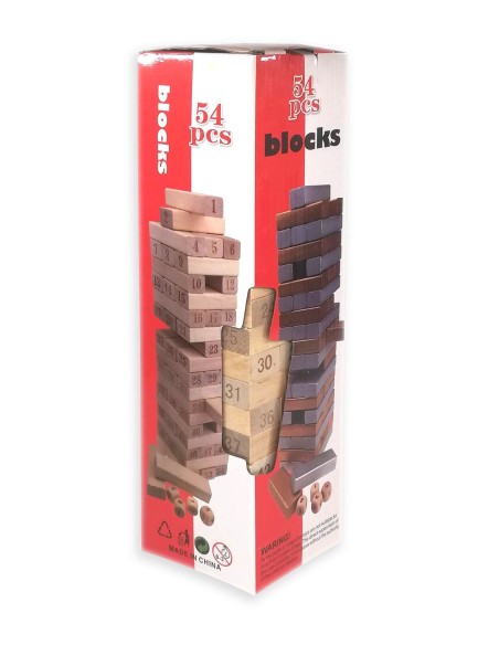 Stalo žaidimas JENGA - skaičiai