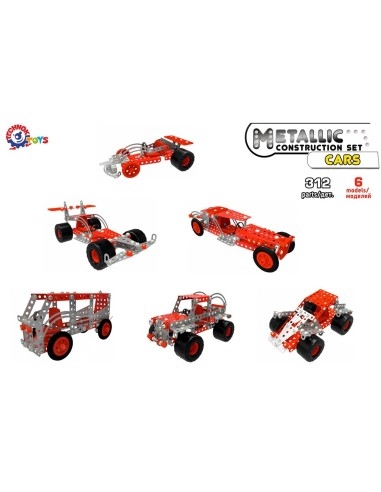 Naujos kartos metalinių konstrukcijų rinkinys 3855 - Metallic Construction 6 in 1