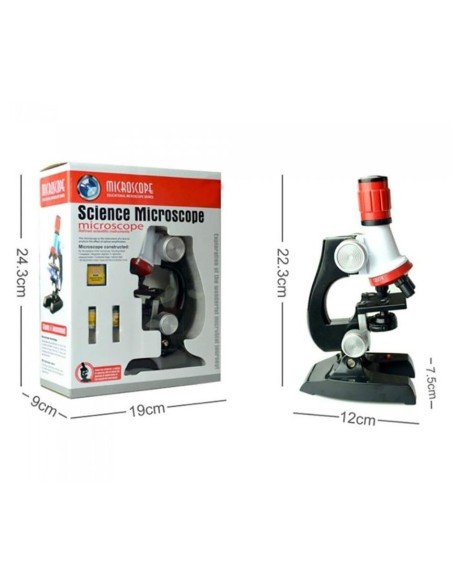 Moksliniai žaislai - Vaikų mikroskopas su LED