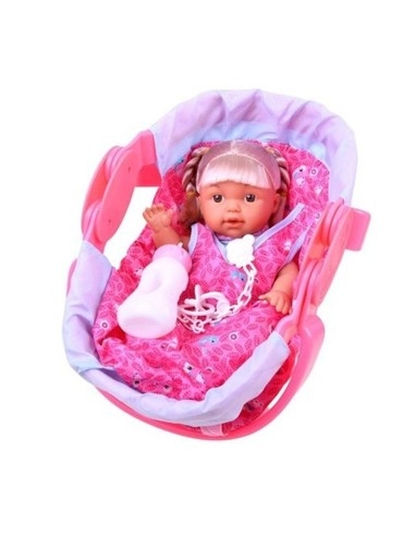 Lėlė skleidžianti kūdikio garsus su lopšiu