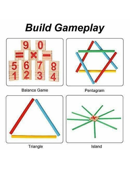 Mediniai pagaliukai skaičiavimui "Intelligence Stick"
