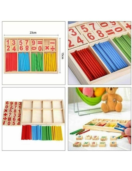 Rinkinys su skaičiais ir pagaliukais