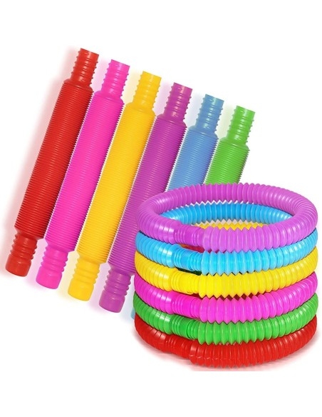 Mini pop tube 12 cm rinkinys 6 vnt