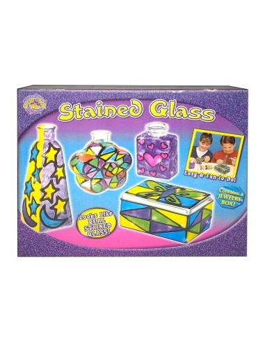 Kūrybinis rinkinys - Buteliukai su vitražiniais dažais