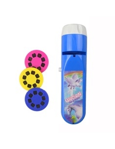 Projektorius-žibintuvėlis su skaidrėmis - 24 piešiniai 2