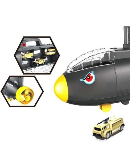 Povandeninis laivas su karine technika 1:64 Shark Submarine