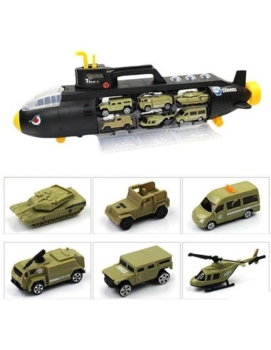 Povandeninis laivas su karine technika 1:64 Shark Submarine