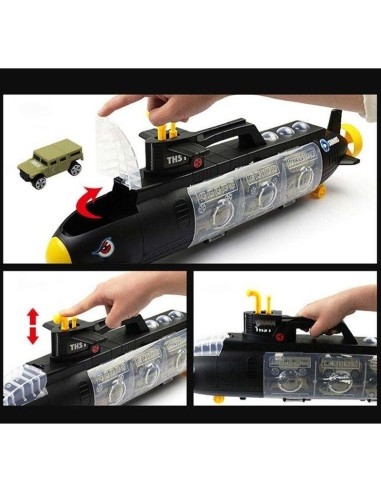 Povandeninis laivas su karine technika 1:64 Shark Submarine