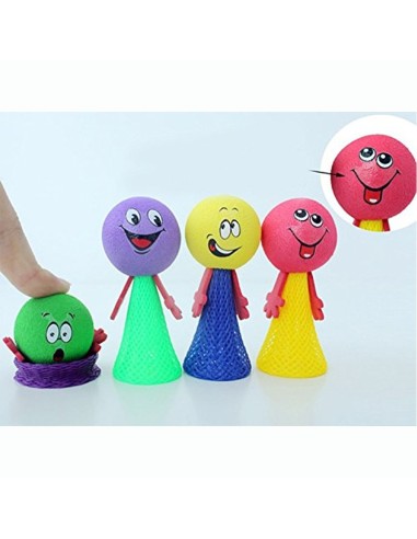 Šokliukai "Smiley Emoji Jump" 4 vnt.