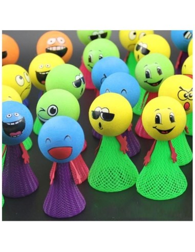 Šokliukai "Smiley Emoji Jump" 4 vnt.