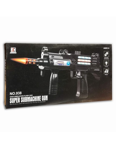 Žaislinis šautuvas su lazeriu