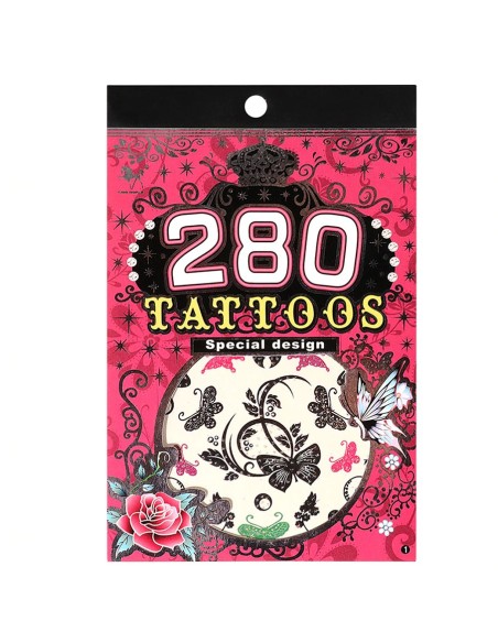 Lipdomu Tatuiruočių rinkinys 1 knygutė - 280 tatuiruočių