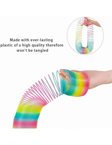 Klasikiniai žaislai -  Didelė spyruoklė Slinky "Qixing Toys"